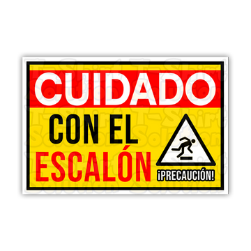 Cuidado con el escalón